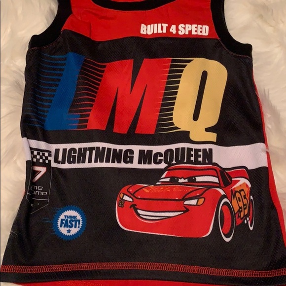 EUC 4T Disney “Cars” Lighting McQueen shirt C1 - Picture 2 of 3